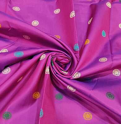 Revival Baluchari in blue rani pink dual tone pure Mulberry silk Revival Baluchari in blue rani pink dual tone pure Mulberry silk