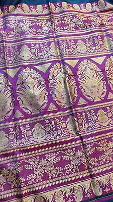 Ink blue with contrast pink pallu kadambari pure Mulberry silk saree Ink blue with contrast pink pallu kadambari pure Mulberry silk saree