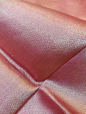 Rose pink color pure Mulberry silk flower motif Swarnachari saree Rose pink color pure Mulberry silk flower motif Swarnachari saree