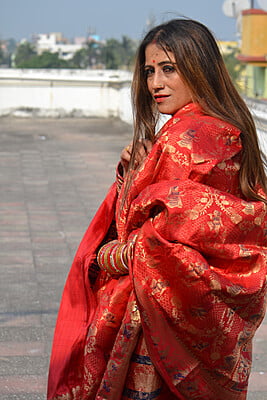 Red all over work Swarnachari